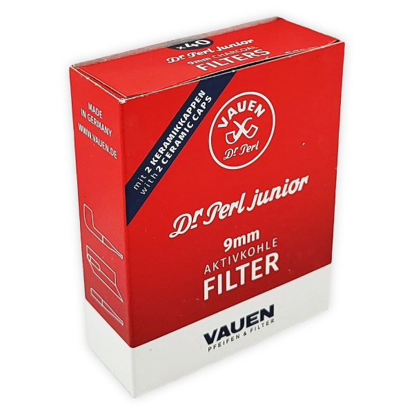 Vauen Dr. Perl Aktivkohlefilter Regular Ø9mm 40 Stück Activ Tips 1